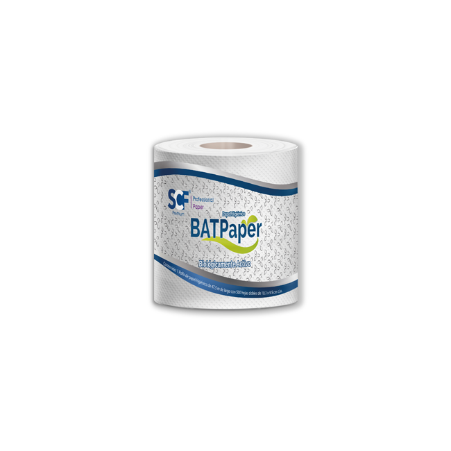 Papel higiénico tradicional Batpaper  SCF®