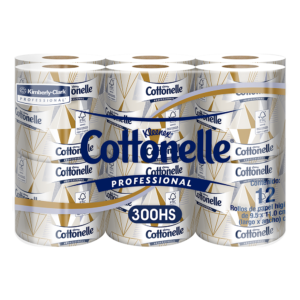Kimberly Clark Higiénico Tradicional Kleenex® Cottonelle® Bander TAD 300 hjs (90497)