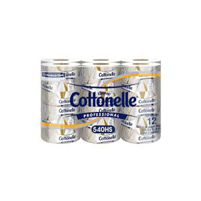 Kimberly Clark Higiénico Tradicional Kleenex® Cottonelle® Bander 12 Rollos por Paquete Tad 540 hojas (90498)